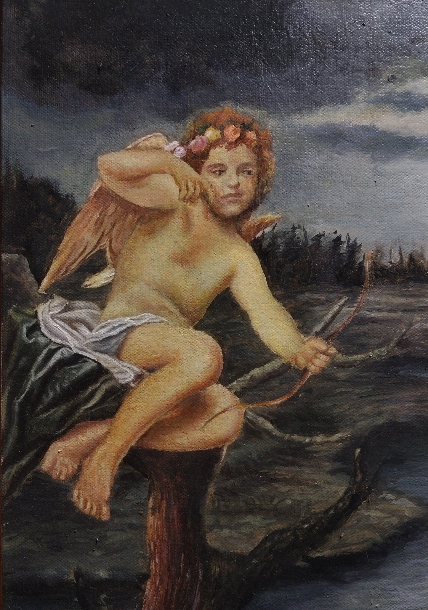 El Ahogo en el Amor – Óleo Original
